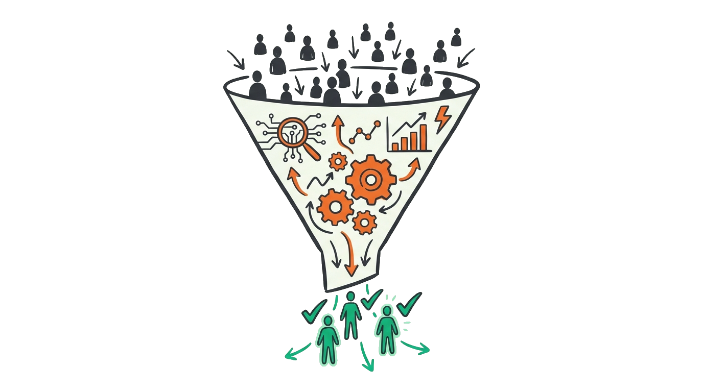 Conversie optimalisatie funnel: van website bezoekers naar leads en klanten met verhoogde conversieratio