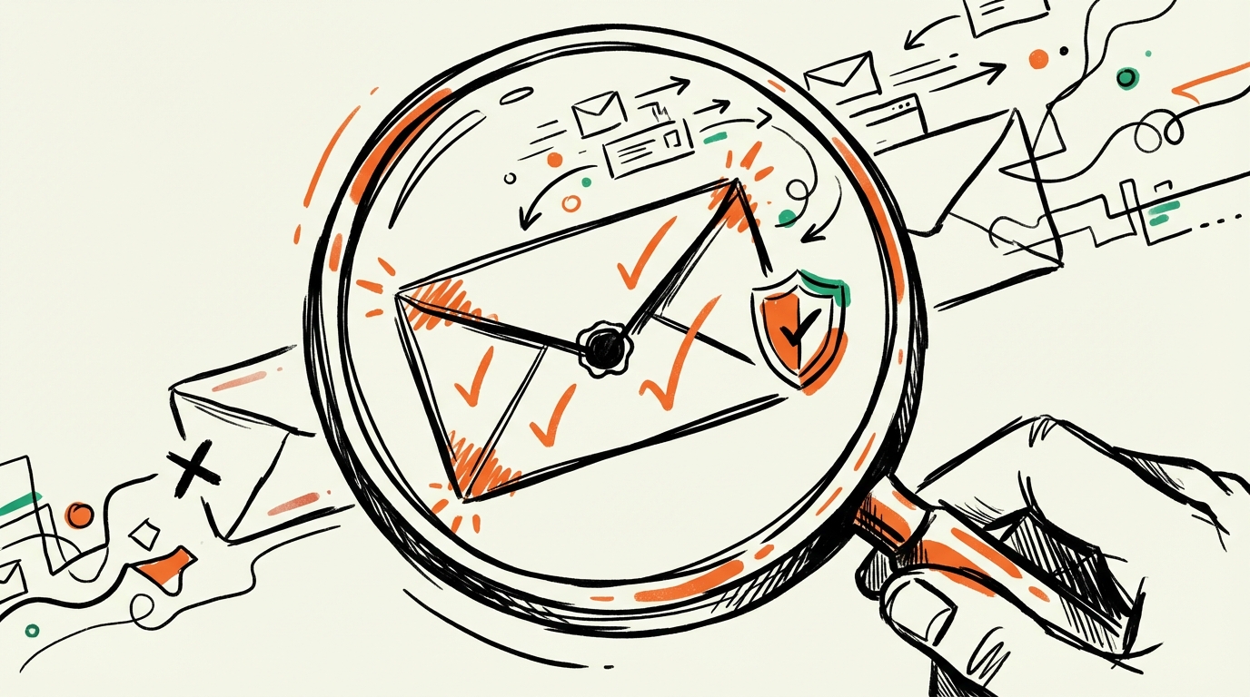 DMARC check tools: email authenticatie validatie met pass/fail indicators