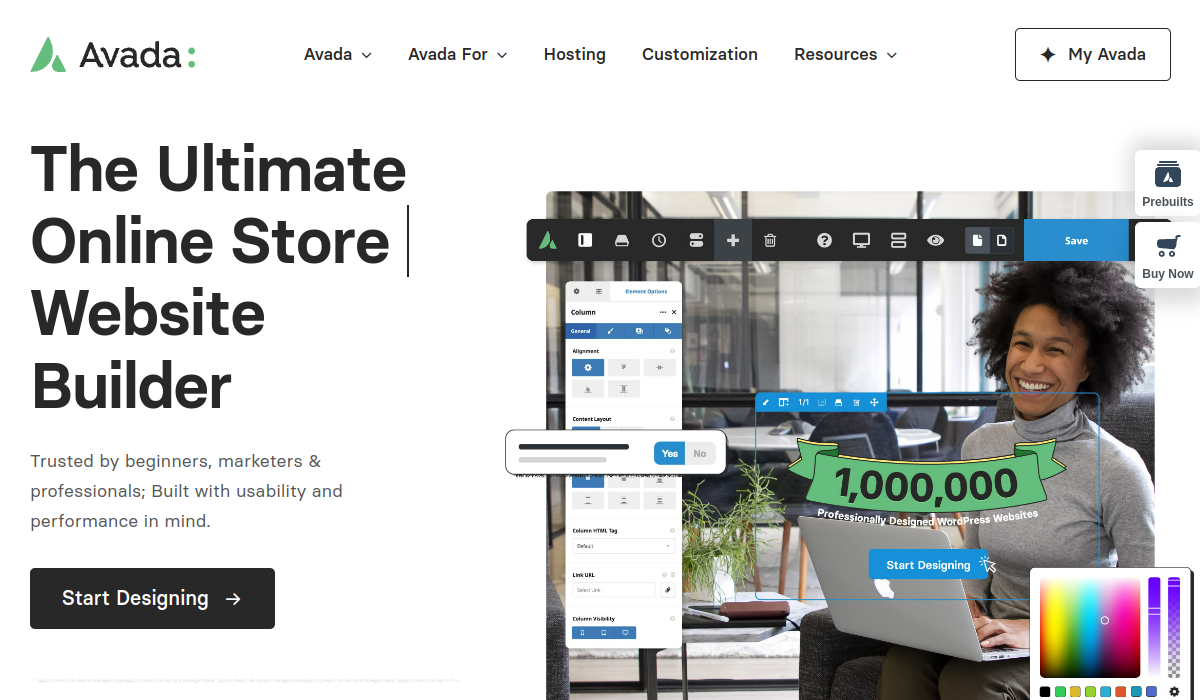 Avada WordPress theme op ThemeForest